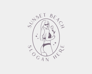 Sexy Woman Dermatology logo design