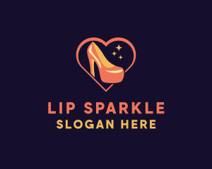 Lovely Stilettos Sparkle logo design