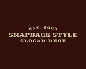 Rustic Western Style logo design