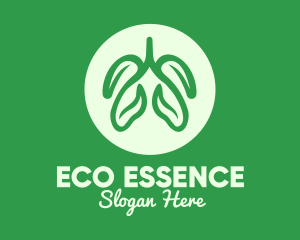 Green Eco Lungs logo design