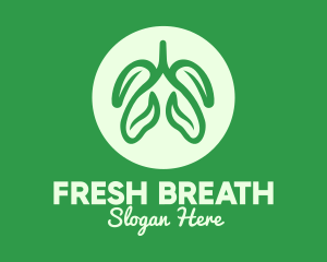 Green Eco Lungs logo design