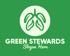 Green Eco Lungs logo design