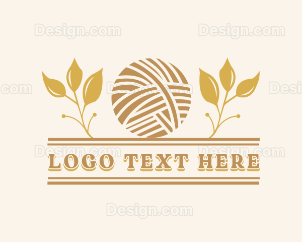 Yarn Textile Handicraft Logo