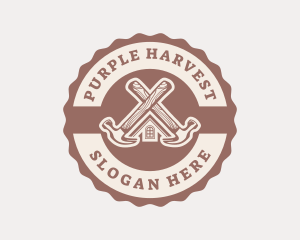 Home Repair Hammer logo design