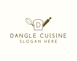 Slice Bread Baking Pastry logo design