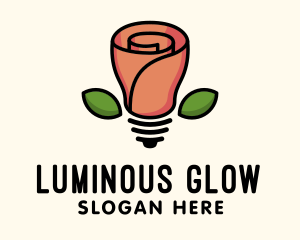 Rose Lightbulb Floral Fixture logo