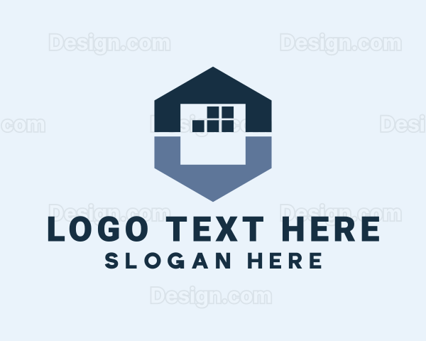 Hexagon Logistics Warehouse Logo