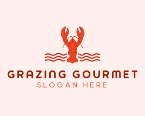 Lobster Seafood Restaurant  logo design