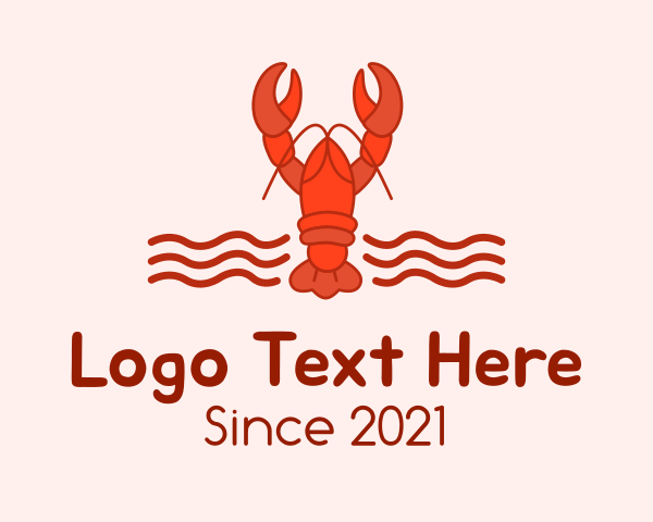 Lobster logo example 4