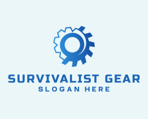 Industrial Gear Cogs logo design