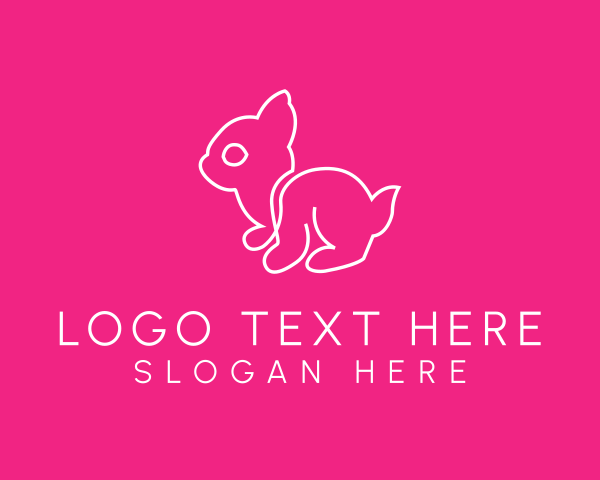 Easter Bunny logo example 1