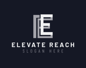 Construction Letter E logo design