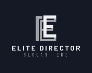 Construction Letter E logo design