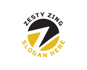 Flash EnergyCircle Letter Z logo design