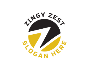 Flash EnergyCircle Letter Z logo design