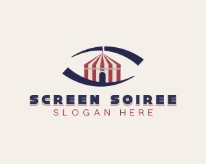 Circus Tent Eye logo design