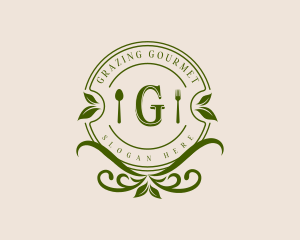 Gourmet Salad Restaurant logo design