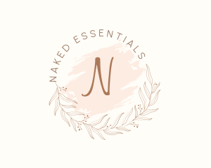 Beauty Floral Feminine Cosmetics logo design