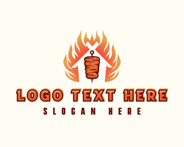 Shawarma logo example 1