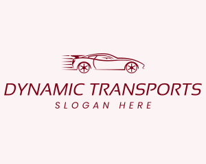 Sports Car Racing Transport logo design