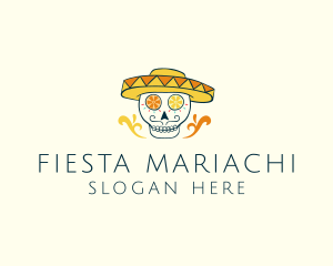 Festive Mexican Mariachi  logo design