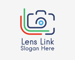 Minimalist Printing Camera  logo design