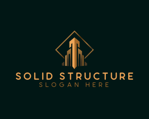 Luxury Building Structure logo design