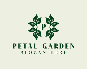 Organic Herbal Leaves logo design