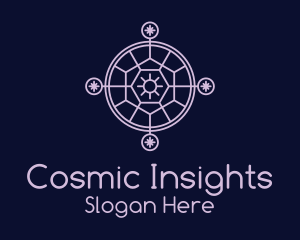 Cosmic Sun Jewel logo design