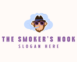 Vaping Monkey Smoker logo