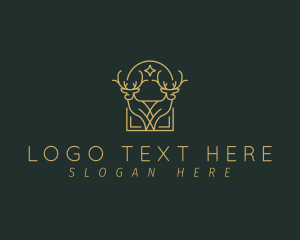 Luxury Deer Arch  logo