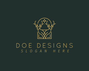 Luxury Deer Arch  logo