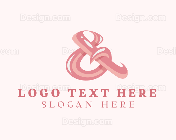 Beauty Fashion Ampersand Logo