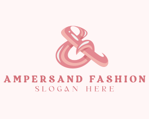 Beauty Fashion Ampersand logo design