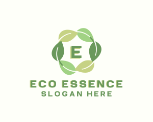 Eco Nature Leaf logo design