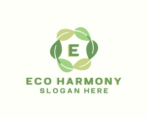 Eco Nature Leaf logo design