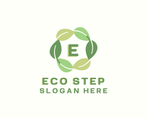 Eco Nature Leaf logo design