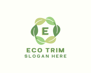 Eco Nature Leaf logo design
