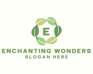 Eco Nature Leaf logo design