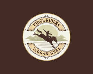 Western Cowboy Rodeo logo design