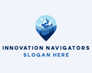 Travel Mountain Destination  logo design