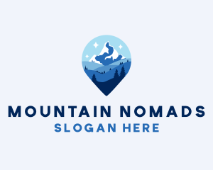 Travel Mountain Destination  logo design