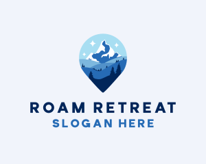 Travel Mountain Destination  logo