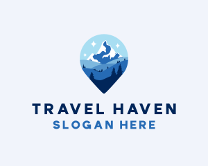 Travel Mountain Destination  logo