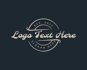 Retro Generic Cursive logo