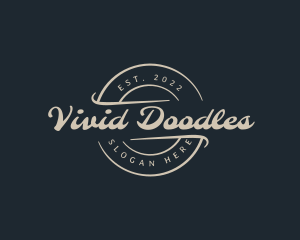 Retro Generic Cursive logo design