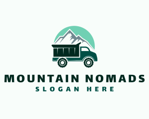 Quarry Mountain Truck logo design