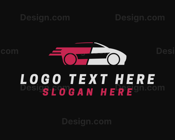 Fast Racing Car Logo