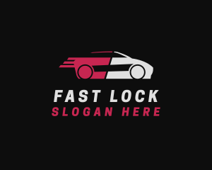 Fast Racing Car logo design