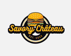 Retro Burger Diner logo design